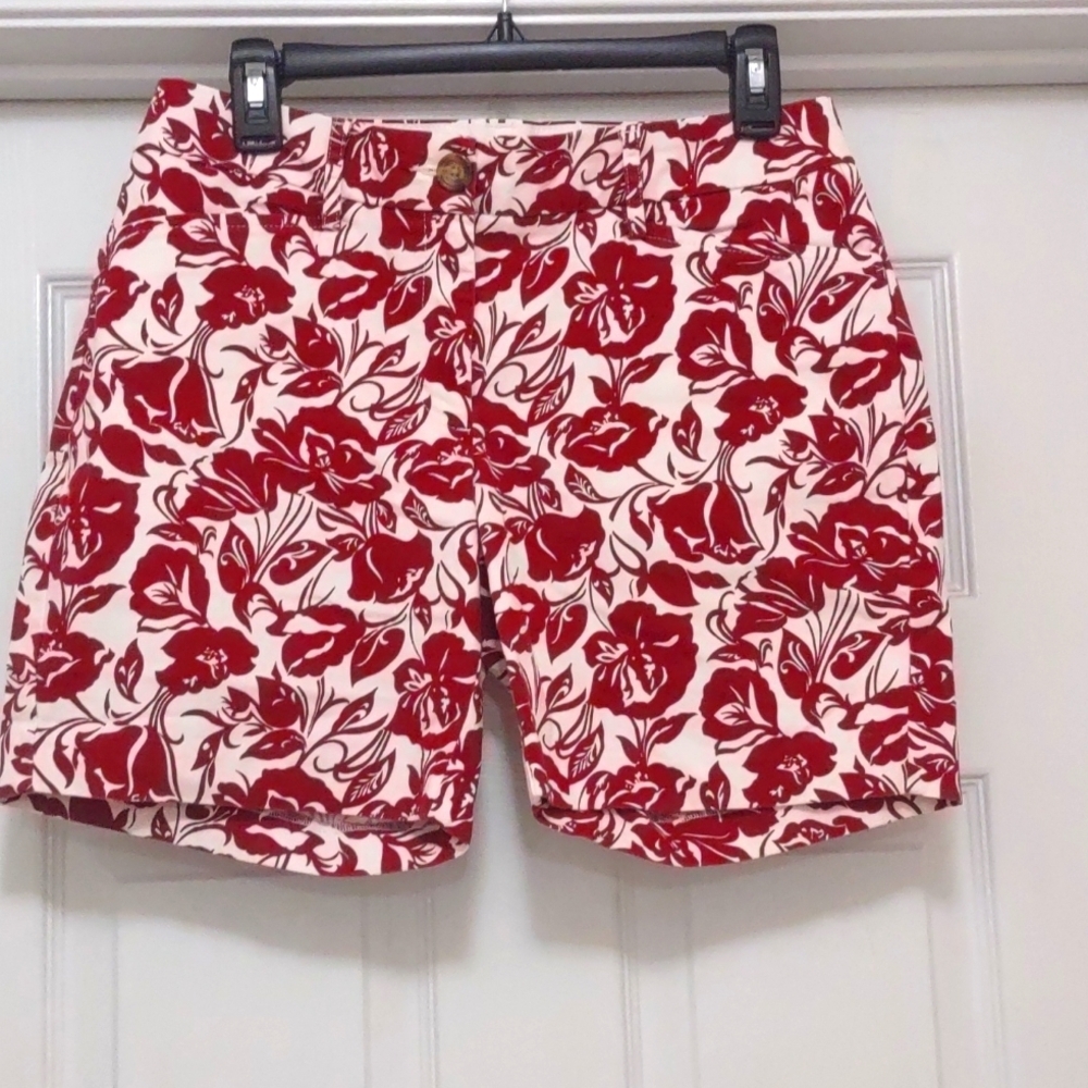 Land's End Floral Shorts Size 4